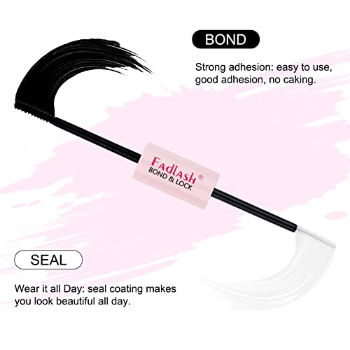 Lash Bond and Seal Lash Extension Remover Kit for Cluster Lashes Soothing Oil 5ML Lash Glue Remover 48-72 Hours Cluster Lash Glue DIY Eyelash Extension Kit Self Application 2 Pcs at Home