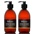 The Highland Soap Company, Organic Aloe Vera Hand Wash, Whisky & Honey, 10oz Bottle (Pack of 2)