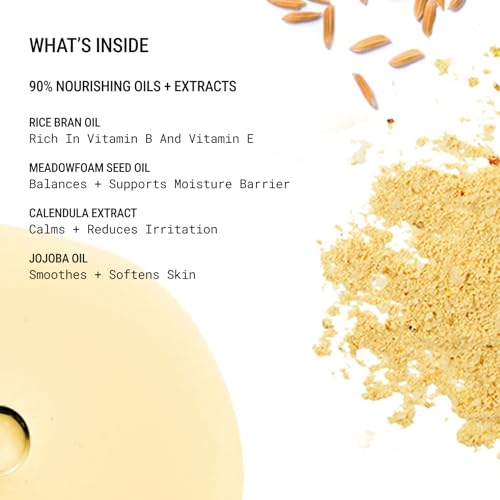 JUNO & Co. Body Oil Rinse Shower Cleanser, Hydrating Wash with Rice Bran, Meadowfoam Seed & Calendula, Softening & Balancing for Dry or Sensitive Skin, Unisex, Daily Use Formula, 9.13 fl oz.