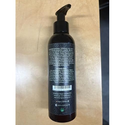 Charlemagne Beard Wash for Men - 200 ml, Mediterranean Breeze Scent - Moisturizing Shampoo & Beard Conditioner for Men - German Made Formula
