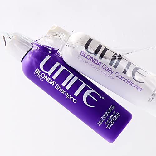 UNITE Hair ? BLONDA Daily Conditioner ? Purple Formula ? Maintains Blonde, Hydrates, Protects, 8oz