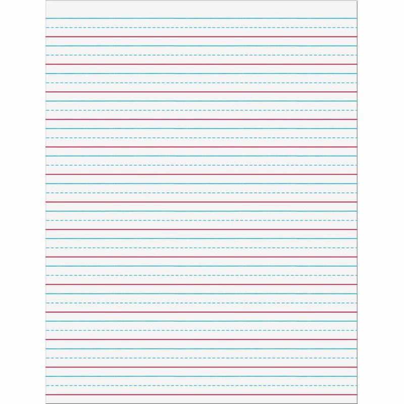 Multi-Sensory Handwriting Tablet with Raised Ruled Lines, 40 Sheets