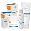 Kenkoderm Psoriasis Total Body & Scalp Bundle for Hair & Skin Care, Moisturizing Cream, 10 oz, Dead Sea Mud Soap & Mineral Salt Soap, 4.25 oz, Salicylic Acid Shampoo, 4 oz & Conditioner 8 oz