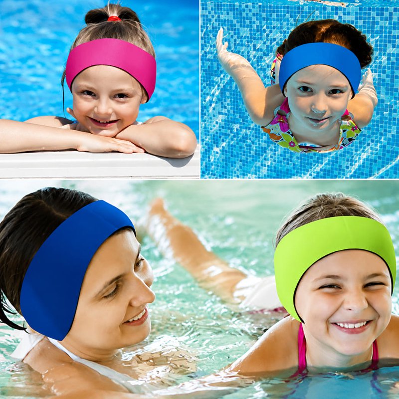 Waterproof Ear Protection Headband for Swimming & Water Sports - Reusable & Adjustable