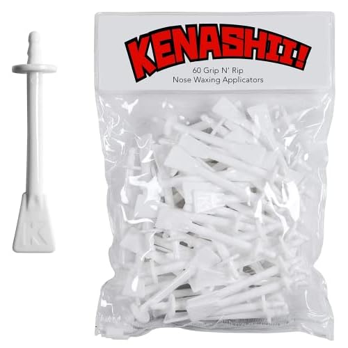 Grip¡¯n¡¯Rip Nose Waxing Sticks from Kenashii, Bespoke Nasal Wax Applicators for Easy and Effective Nose Hair Removal, Wax and Wipes Sold Separately