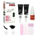 Black Eyebrow Color Kit for Women Waterproof Instant Result Lash Color Kit Salon or Home Use
