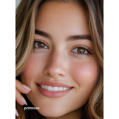Honeybee Gardens Wildflower Blooming Blush, Vegan Pressed Powder, Natural Botanical Formula, 0.14oz (Primrose)