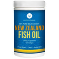 Antler Farms - 100% Pure Wild Caught New Zealand Fish Oil from Deep Ocean, Cold Water Fish, 120 Softgels - Clean, Fresh Omega-3 EPA + DHA Supplement, Keto Friendly, Super Clean