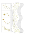 Glitter Freckles Face Tattoo - 20Pcs Waterproof Gold Temporary Sparkle Patches for Women Glow Up Makeup Patches Accessories Cosmetic Glitter for Face