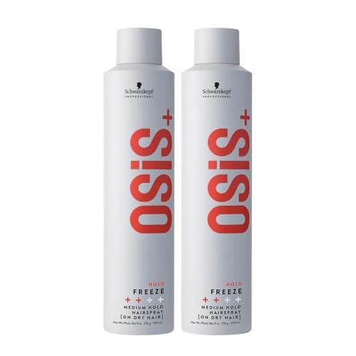 OSiS+ Freeze Hairspray - Medium Hold with Heat & Humidity Protection