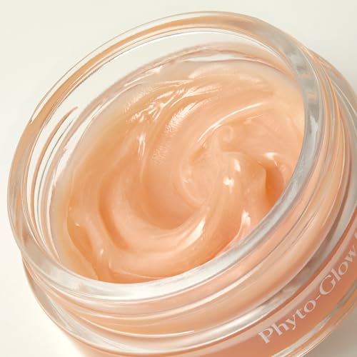Naturium Phyto-Glow Lip Mask, Hydrating & Moisturizing Balm, Restores & Replenishes for Nourishing Lips with Shea Butter, 0.5 oz