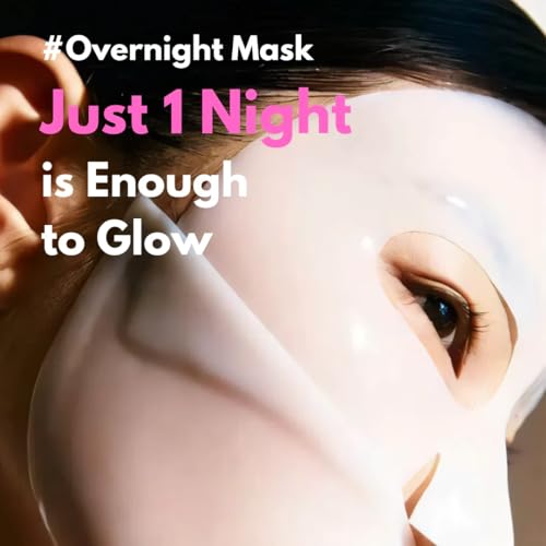 Bio-Collagen Real Deep Mask - Hydrating Overnight Hydrogel Mask, Pore Minimizing Elasticity Improvement (35g x 5)