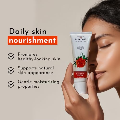 Calendula Cream, Gentle Marigold Cream with Botanical Extracts for Daily Care (4 fl oz/118ml)