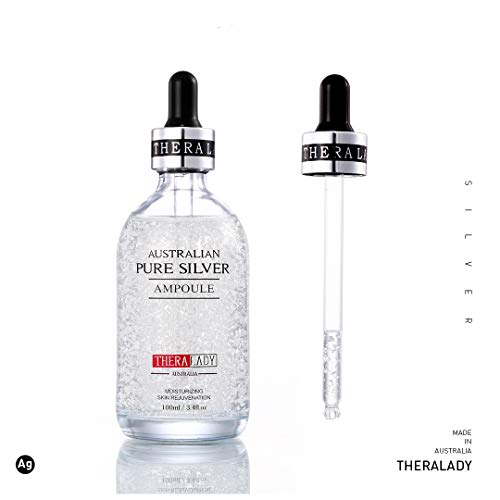 TheraLady Australian Pure Silver AMPOULE, Moisturizing, Skin Rejuvenation Ampoule, 100ml / 3.4fl. oz