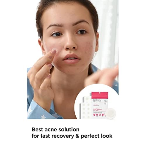 EZACNE¢â Pimple Patches for Face - Thin Hydrocolloid Acne Patches for Zits and Blemishes, Spot Treatment Stickers for Face and Skin, Tapered Edges to Blend Into Skin (36 Count)