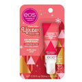 eos Holiday Lip Butter Gift- Candy Cane Swirl Super Balm, 24H Moisture, Stocking Stuffers, 0.35 fl oz