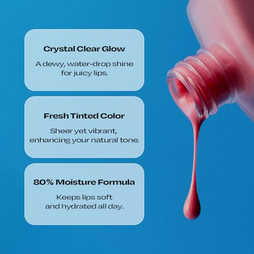 Lip Potion Aqua Glow No.9 Coco Milk | Hydrating, Non-Sticky Gloss with Sheer Radiance | 0.3 Oz