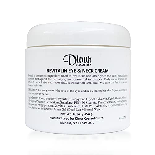 Dinur Cosmetics REVITALIN Eye & Neck Cream 16 oz.