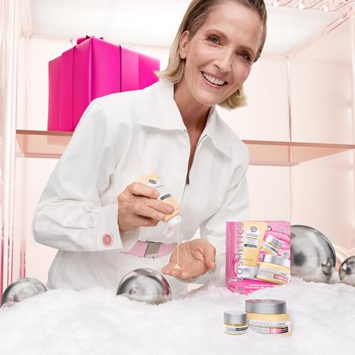 IT Cosmetics Unwrap Healthy Hydration Anti-aging Skincare Set, 3-Pc Holiday Giftset for Her - Confidence in a Cream Face Moisturizer (Full Size) & Gentle Facial Cleanser & Smoothing Eye Cream