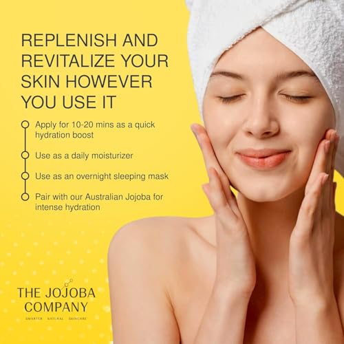 The Jojoba Company Water Toning Mist With Pure Jojoba Leaf Extract & Vitamin C - Hydrating, Toning & Firming - Antioxidant Protection - Reduces Pore Size - For Thirsty, Dehydrated & Dry Skin - 50ml