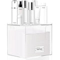 AmasSmile Facial Towel Holder ? Disposable Face Towel Acrylic Storage Box for Bathroom, Clean Skin Club Box with Non-Slip Pads, Holds XL Clean Towels (Excluding Facial Towels)