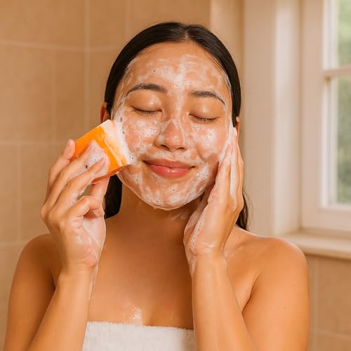 Triple Action Radiance Soap Bar ? Cold-Processed Deep Cleansing & Exfoliating Formula for Face and Body - Reduces Uneven Skin Texture - Nourishing, Gentle, Non-Drying - 150g x 3 Bars