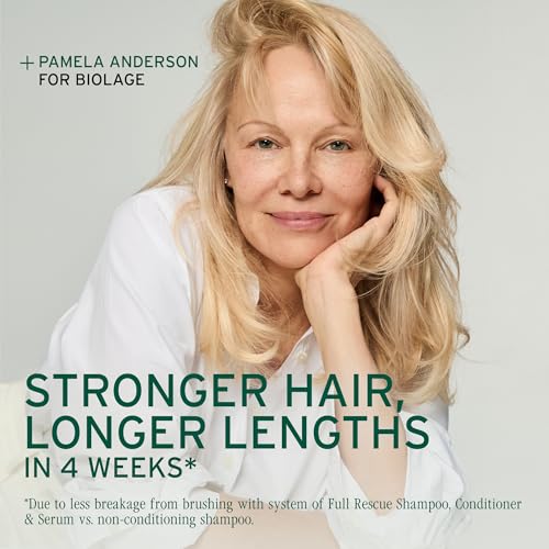 Biolage Full Rescue Shampoo - Fortifies & Strengthens for Stronger Hair, Longer Lengths in 4 weeks*, Instantly Fuller-Looking Hair, Rosemary Oil & Niacinamide, Vegan & Cruelty-Free