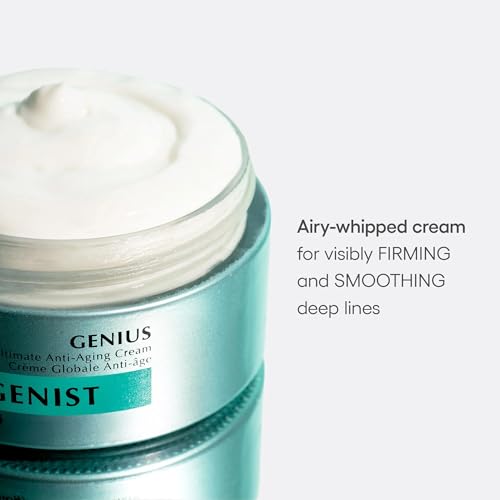 Algenist GENIUS Ultimate Anti-Aging Face Cream - Restoring Collagen Cream to Smooth, Brighten + Help Improve Skin's Radiance - Formulated with Patented Alguronic Acid and Microalgae Oil (1 oz)