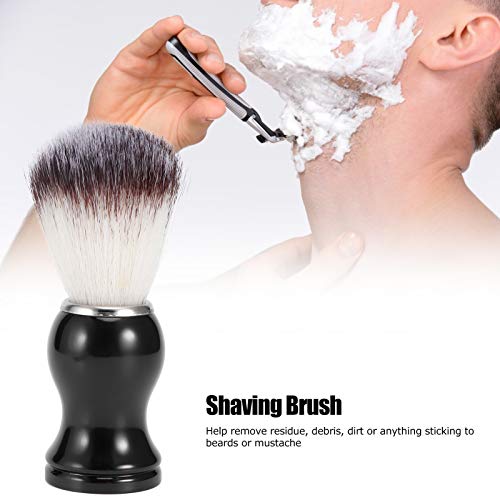 Men Shaving Brush, Light Weight Small Size Easy to Grip Shaving Brush, for Hair Salon