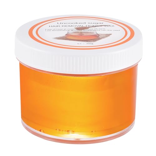 300g Sugar Wax for Hair Removal: Body & Face Organic Sugaring Paste for Personal Home and Professional Salon Use - 10.6oz
