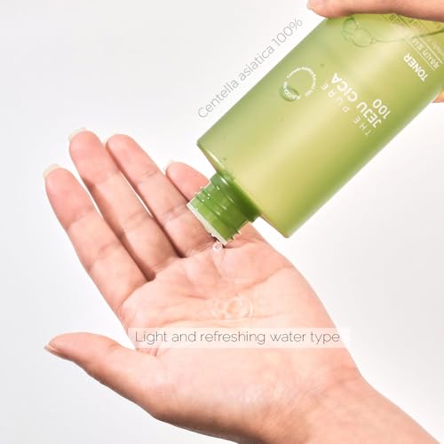 PRETTYSKIN The Pure Jeju CICA 100 Toner, Centella Asiatica Face Toner for Sensitive Skin, Vegan, Hydrating & Soothing Watery Texture, Alcohol-Free & Unscented, Korean Skincare, 8.45 Fl Oz