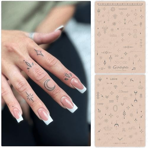 2 Pcs Tiny Tattoo Practice Skins, Small Deluxe Mini Silicone Finger Semi Permanent Tattoo Latex Pad for Training (Fine Line - Pink Pad- 2PCS)