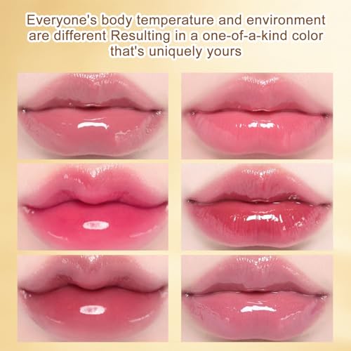 Color Changing Lipstick, PH Lipstick Color Changing, PH Adjusting Lip stick, Clear Lip stick That Changes Color, Long Lasting Moisturizing Tinted Lip Balm, Non-Sticky Formula, Bridesmaid Gifts (1pcs)