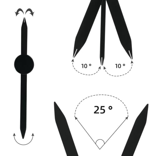 Brow Measuring Tool for Mapping, Stainless Steel Compass Eyebrow Ruler for Microblading Eyeliner Semi Permanent Makeup (Golden)