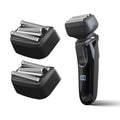 HUMMINGBIRD MK7 Premium Face Shaver, Four Blade Foil Shaver, Electric Razor for Men, Cordless USB-C Rechargeable Waterproof Foil Face Shaver with Two Additional Magnetic Replacement Blades