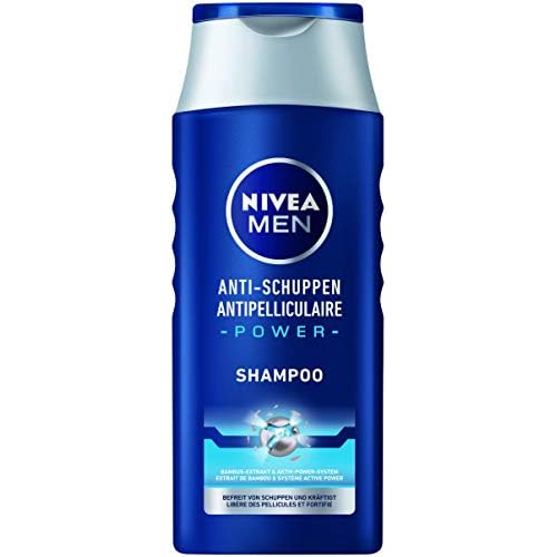 NIVEA MEN Anti-Schuppen Power Shampoo (250 ml), effektives Haarshampoo mit Bambus-Extrakt, Pflegeshampoo befreit bis zu 100% von sichtbaren Schuppen