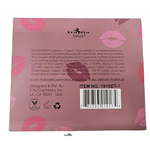 Italia Deluxe Top Five Baddie Babe Mousse Matte Lipstick Set