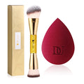 DUcare Foundation Contour Makeup Brush+Makeup Blender Sponge