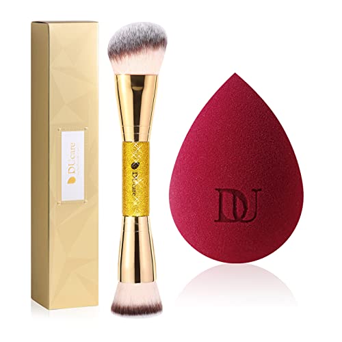 DUcare Foundation Contour Makeup Brush+Makeup Blender Sponge