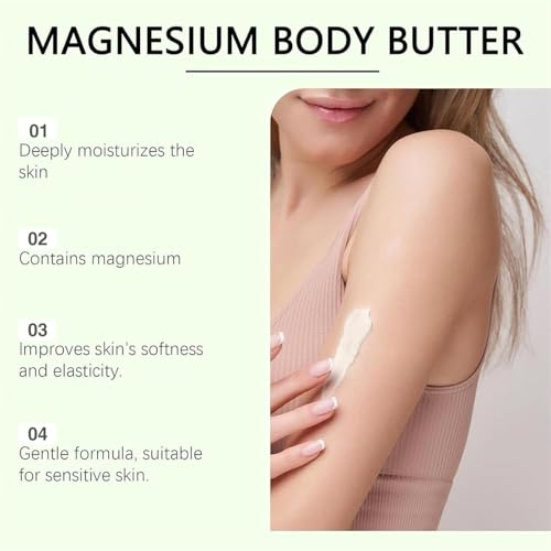 Neuropathy Cream, Magnesium Body Butter, Neuropathy Oasis Lotion, Magnesium Cream for Neuropathy, Deeply Moisturizes Skin, Keep Soft Smooth(114g/2pcs)
