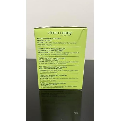 Clean + Easy Hemp Roll On Wax ? Large Soft Wax Refill Cartridge for Hair Removal on for Legs, Arms & Body, 12 Pack
