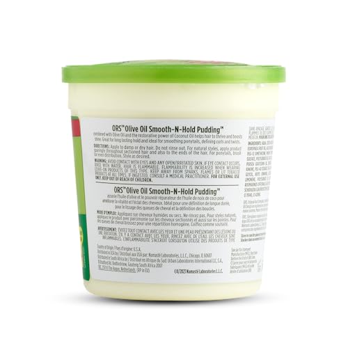 ORS Olive Oil Smooth-N-Hold Pudding with Coconut Oil for Restorative Shine 13 Ounces (Pack of 2)