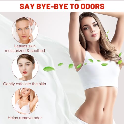 3Pack Natural Persimmon Soap Bar for Body Odor Control, Organic Deodorant Body Persimmon Bar Soap for Old People Smell, Remove Odor Bath Soap for Women & Men