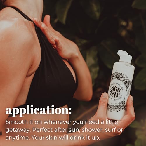 Mountain Ocean The Original Skin Trip Coconut Body Lotion, 8 Oz (Pack of 3), Lightweight, Fast Absorbing Moisturizer, with Coconut Oil, Aloe Vera, & Lanolin (New Look, Same Formula)