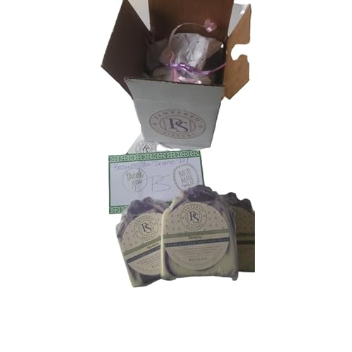 Pampered Sisters Bar Soap (3-Pack) | 8.25 oz each | Lavender | Artisan Handcrafted | Moisturizing | Relaxing Soap for All Skin Types