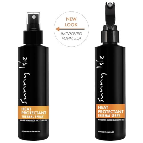 Sunny Isle Heat Protectant Thermal Spray, Jamaican Black Castor Oil