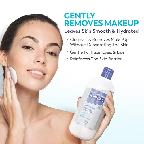 Eau Thermale Jonzac 99% Organic Micellar Water - Natural Eye & Face Makeup Remover - Hydrating With Thermal Spring Water - For Sensitive Skin - Non-Toxic - Agua Micelar Org?nica - 16.9 Fl Oz