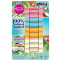 Eos Natural and Organic Shea Lip Balm Stick, 9-pack, 2 strawberry sorbet, 2 fresh coconut, 2 mango nectar, and 3 vanilla bean.