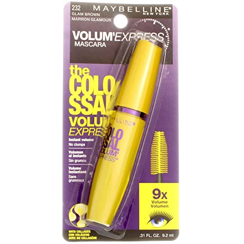 Myb Masc V/E Col Glam Bro Size Ea Maybelline Volume Express Colossal Mascara Glam Black