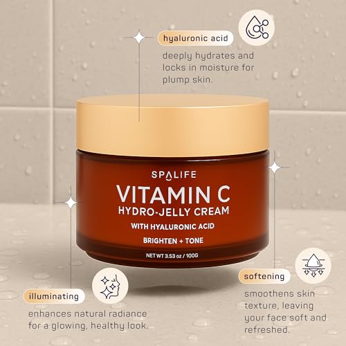 SpaLife Beauty Vitamin C Hydro - Jelly Moisturizing Face Cream With Hyaluronic Acid